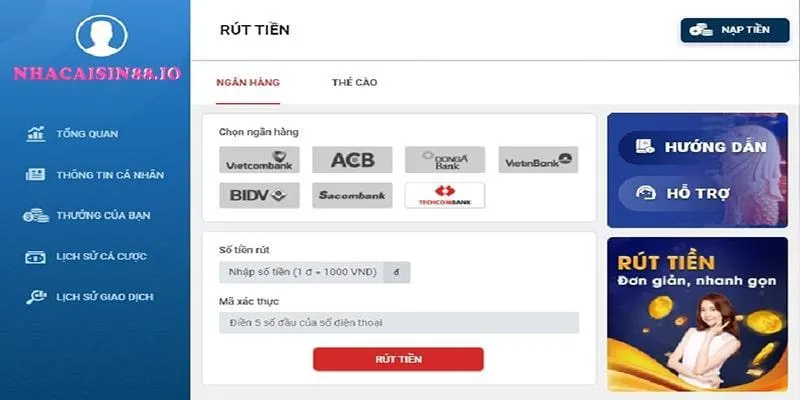 Hướng Dẫn Cách Rút Tiền Sin88 Nhanh Chóng 3 Đảm bảo thông tin luôn chính xác khi thực hiện rút tiền